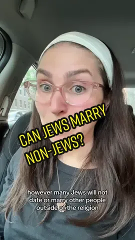 Replying to @abwlaw0883 Can a Jews marry non-Jews? #jewish #jewishtiktok #religion #marriage #dating #judaism 