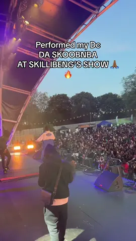 Appreciate @skillibeng bringing me out at his show 🙏🏾🖤THANK U BRO 🙌🏾#skoobnba #fyp 