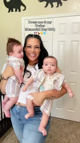 Happy Memorial Day!🇺🇸 🫶🏽✨Cute video idea from @Chloe Gottschalk Bounds  #dressmeandmybaby #twinmom #twinboys #boymom #boymama #twins #firsttimemom #memoriaday #Houston #lgbtqmom 