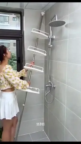 4 Tier Bathroom Corner Shower Shelf Rack Wall Storage Holder Adjustable Bathroom Rack Stainless Steel Stackable 4 Tier Toilet Kitchen Shelf Storage Organizer #cornershelf #tier  #goodthing #organizer #murah  #storagerack #cornerrack #bathroomrack #washroom #goodthingtoshare #household  #racuntiktokshop 