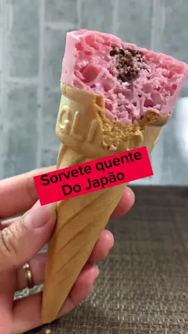 Sorvete Quente do Japão #vivernojapao  #brasileironoexterior  #japao  #morandonojapao  #morandonojapão  #lojasnojapao  #sorvete  #sorvetequente