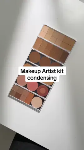 Condensing your makeup kit will help you work faster and more efficient. Artist Kit Company in NYC offers drop off/Mail in condensing services. Check the site for more details.  #makeupkit #makeupkitcondensing #makeupkitessentials #makeupartists 