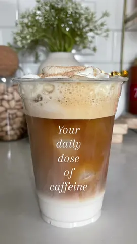 Your daily dose of caffine🤎🫶🏻🧋 #coffeetiktok #caffineaddict #coffeeoftheday #caffineislife #fyp 