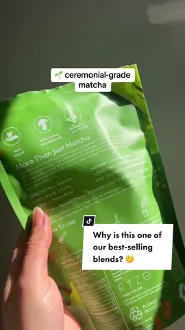 Why’s everyone obsessed with mushroom matcha? 🤔 #matchatok #mushroommatcha #ryzesuperfoods #matchabenefits 