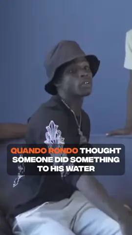 #QuandoRondo really thought someone laced his water 😳 Via: @dirtyglovebastard_ #RapTV #quandorondoedits 