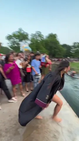 Would you do that? #BVIRAL  #Graduation  #Jump  #Water