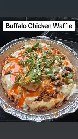 Buffalo Chicken Waffles Were AMAZING‼️. #ncfoodie #travelfoodie #mukbang #tastetest #foodreviews #foodcritic #waffles #norfolkva #hamptonva #portsmouthva #vabeach #vafoodie 
