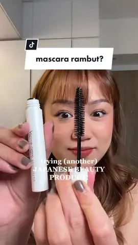 Japanese beauty product yang harus kalian check out! Selain makeup, mereka tuh udah advanced banget kalau soal perambutan. Suka sih trus efeknya jadi kaya hairspray keras gitu tp ga lebay dan ga bikin rambut lepek. Luv deh #japaneseproducts #japanesehaircareproducts #japanesehaircare #hairmascara #gayaditiktok #VoiceEffects  