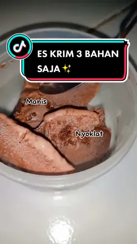 Simple dan ngk pakai ribet 🤭 #reseptiktok #resepmasakan #reseptiktok #resepmudah #eskrim #eskrimsimpel #eskrimviral #eskrim3bahan #caramudahbuateskrim 