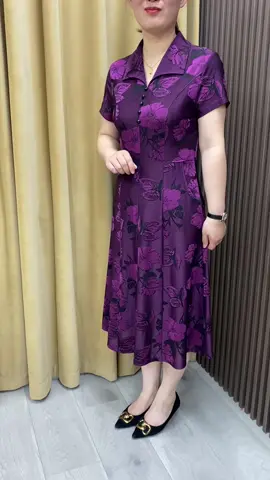 Váy màu tím thuỷ chung cho mẹ #thoitranggiare #thoitrangtrungnien #dobotrungnien #xuhuong #fyp #chiishop #thoitrangchiishop #vaytrungnien 