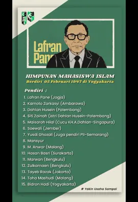 Nama Tokoh Pendiri HMI.