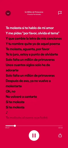 ❤️‍🩹UN  MILLON  DE  PRIMAVERAS ❤️‍🩹 #letrasdecanciones #spotify #CapCut #letrasparadedicar #unmillondeprimaveras #VicenteFernandez #chente #sadstory #musica #musicatiktok #sentimiento #mexico #ranchera #estadosbonitos #spotifydhoomdhaam🥀 #brokenheart   