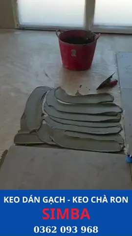 Sử dụng keo dán gạch đúng cách_Simba #keodangach #keocharon #viralvideo #thicong #xaydungoplatgach #simba #duet #meovat #vlxd