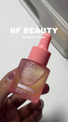 seneng bgt nemuin retinol yang cocok dipake daily. sekilas kayak oil serum cuman ini tuh retinol gitu loh, rate 4/5✨ @kfskincosmeticshop  #retinolserum #kfbeauty #racuninskincare 