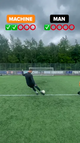 Man vs Machine ⚽️🔥 @Ball Launcher #goalkeeper #football #fyp #gkfam 