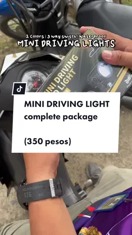 murang Mini Driving Lights na may built in relays and 3 way switch. Complete Package na ito guys 350 pesos lang✨ #lushh #tiktokshop #minidrivinglight #minidrivinglightstesting 