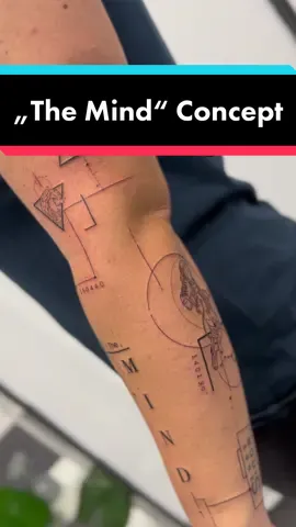 The Mind #customtattoo #finelinetattoo #tattooconcept #armtattoo #fineline #concepttattoo 