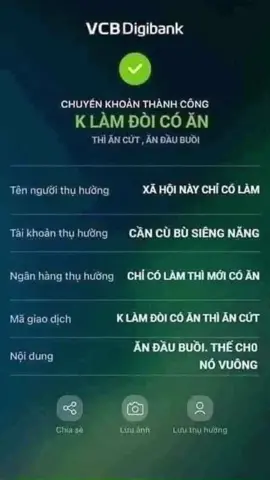 Không làm mà đòi có ăn 😂