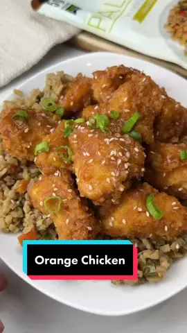 Say “YUM” if you would eat this PALMINI FRIED RICE & ORANGE CHICKEN! 😋 @palmini_official  has always been my favorite keto pasta swap, but their new Spanish Rice and Fried rice have become my favorite rice swaps as well!! 🍚 You can use my code: IRICK10 to get 10% off yours (link in bio) Ingredients: 8 oz boneless skinless chicken Crushed pork rinds 1 egg 1 package of @palmini_official fried rice For the sauce: 1/4 cup chicken broth 1 tbsp soy sauce 1 tsp ginger 1/4 tsp orange extract 1/4 tsp red pepper 1-2 tbsp sweetener 1/2 tbsp rice vinegar 1/8 tsp xanthan gum 1 tbsp low carb bbq sauce Instructions:  1.  Cut chicken into bite sized pieces, coat in egg, pork rinds, & air fry at 400F for 10 mins.  2.  Blend remaining ingredients for the sauce and cook over medium low for 3-4 mins. Pour over chicken.  3.  Serve on the Palmini Fried Rice & enjoy! This is such a fun dinner when you’re craving Chinese food but want to make it low carb and healthy 🙌