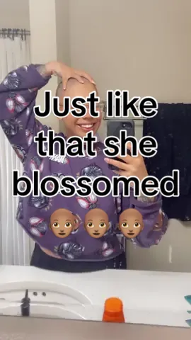 Watching my true self wmerge and not being shy about it! #shavedhead #buzzcut #baldhead #fyp #nohairdontcare 