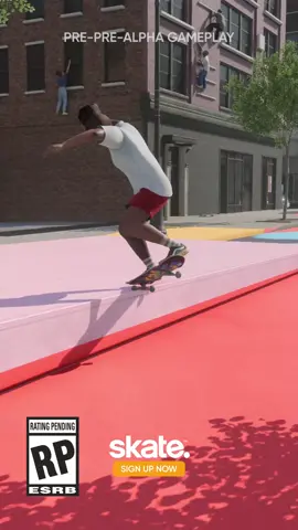 we've been working on the mechanics of grind transitions to make your combo grinds more smooth and realistic. what do you think? #Skateboarding #gaming #skate