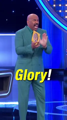 Most support you’ve gotten in your life came from your what?? 😳🍒👀 #SteveHarvey: “Thank you, Jesus!” #FamilyFeud