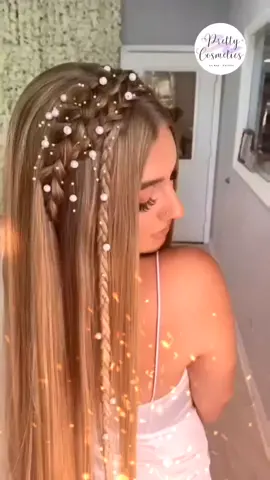 extensiones de perlas para cabello #perlasparaelcabello #piedrasparapeinado #trenzas #cabello #peinados #foryoupage #parati #xyzbca #lapaz_bolivia🇧🇴 #viral #prettycosmeticslpz 