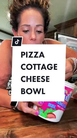 ANOTHER DAY, ANOTHER COTTAGE CHEESE BOWL #pizza #cottagecheese #EasyRecipe #food #Foodie #foodtiktok #healthyrecipes  #weightloss #asmr #eating 