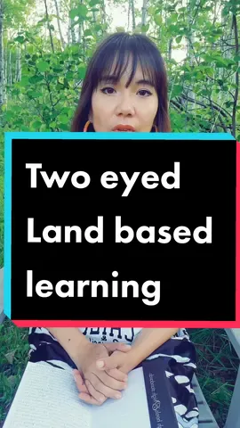 Now, how soon can we have this introduced in early childhood courses across Canada? 🤔❤ #twoeyedlandbased #learningisfun #humbercollege #landbasededucation #reconciliation #msmoaryouknow 