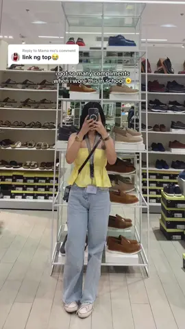 Replying to @Mama mo “ang fresh mo mii 🥹” my fave color as of now 🍋 #OOTD #oufitinspo #outfitideas #schoolfit #fitcheck #peplumtop #titaoutfits #titaofmanila #tiktokrecos #tiktokfinds #tiktokph #fyp #foryou #clicktheyellowbasket 