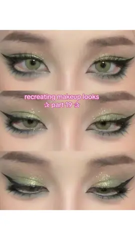 i absolutely love green looks !! #pinterest #douyinmakeup #chinesemakeup #manhualashes 