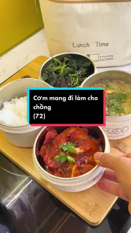 Một bữa trưa đầy đủ dinh dưỡng cho chồng mang đi làm #dailyvlog #nhaquynhdam #ancungtiktok #comvanphong 