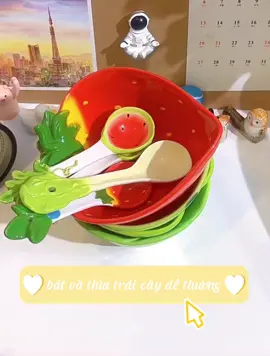 Set bát thìa trái cây siêu dễ thương 🥰🥰#batandamchobe #batandam #batduahau #kimhau @@Kim Hấu 🍉 
