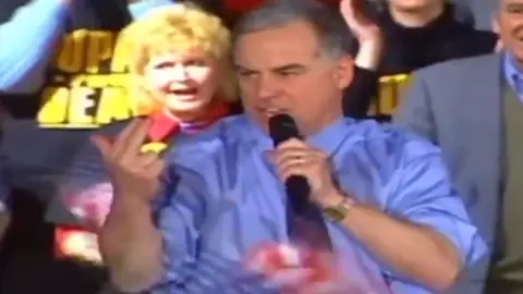 At an energetic rally on the evening of January 19, 2004, Democratic presidential hopeful Howard Dean emits a noise that many will claim ended his career in electoral politics. #howarddean #howarddeanscream #scream #funny #primaries #democrats #democratsoftiktok #republicans #republicansoftiktok #2004 #2004election #election #president #fyp #History #archives #crazy #video #crazyvideo #meme #politics #politicalmemes 