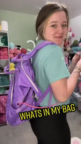 Whats in my bag crocheter edition 🧶#sponsored #onholidaywithhobbii #crocheter #crocheted #whatsinmybag 