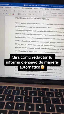 Ensayo o informe automático😱 . . . #tarea #uni #colegio #escuela #hack #trucos #consejos #tips #prepa #universidad #estudiantes #alumnos #asesor #educación #graduacion