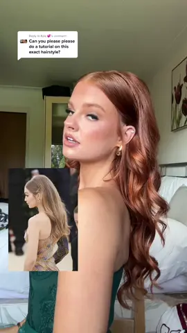 Replying to @Kyla 💞 wedding guest hairstyle ✅🍾🌾 @Betsy Moulthrop inspired!!!  #gigihadidhairstyle #weddingguesthairstyle #hairtutorial #blacktiehair #fancyhairstyle 