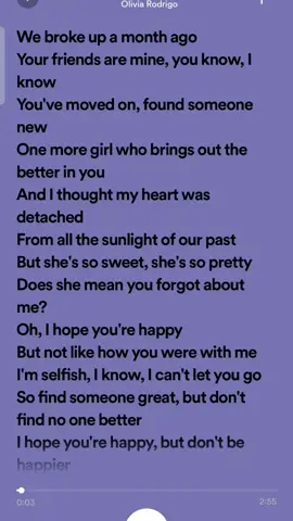 #happier #oliviarodrigo #fulllyric #spotifyplaylist