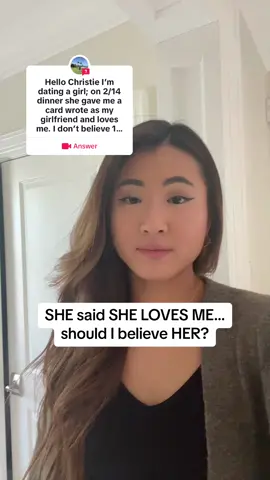 #answer to @Don  SHE said SHE LOVES ME… should I believe HER?