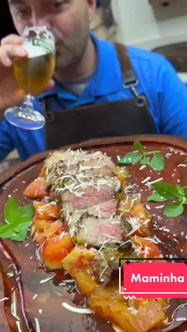 Maminha com parmesão e tomate grelhado  Já pega essa receita para o dia dos namorados  #churrasco #maminha @Swift #comidadeverdadedicasdereceitas #comidafit #comidafitness #comidasaludable #comidaslowcarb #comidasaudavel #comidasana #gastronomia #diadosnamorados #queijo 