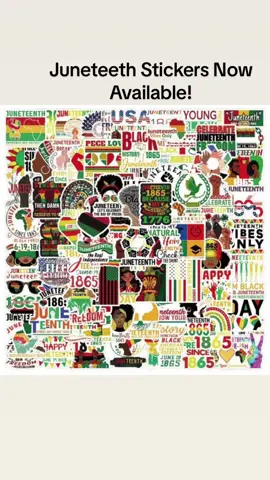 #juneteenth #BlackTikTok #blacklivesmatter #prettypackaging #etsy #stickers #stickershop #etsyshop #blackhistory 