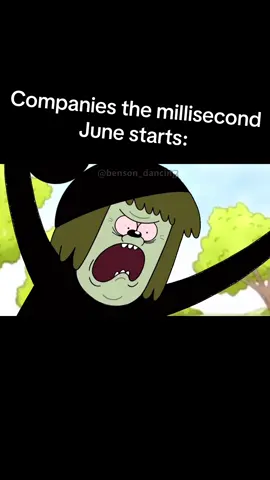 I would say “happy exploitation month” but lets be real. That title firmly belongs to February #pridemonth #fyp #regularshow #regularshowmeme #memestiktok #owlhouse 