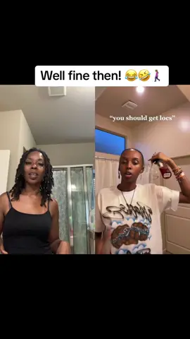 #duet with @Anna Lesha #naturalhairstyles And when yall donthat I can tell im not the first to come at you about it. We DO go a little hard tho 😂🤣 I promote like Im getting paid for it but really we just want every beautiful black woman to feel free 🥰 #locjourney #locs #naturalhair #loccommunity #delreads #dreadslocks #leavenealine #wheresyourmom 