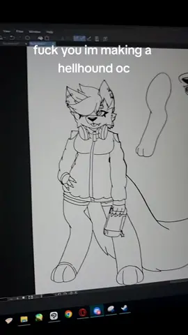 I just wanna make a cute pupper #helluvaboss  #ocartwork  #helluvabossart #helluvabossoc 