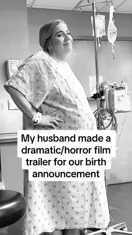 He for real almost posted this as our birth announcement 🤣🤣 #husbandreacts #funny #baby #birth #birthannoucement #couple #fyp 