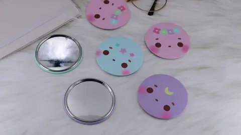 Tinplate mirror#mirror #makeup