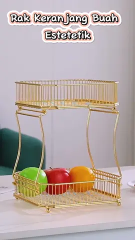 rak keranjang buah estetik #homelivingtiktok #coolgadgets #TikTokPromote #tiktokshopindonesia #rakkeranjangbuah 