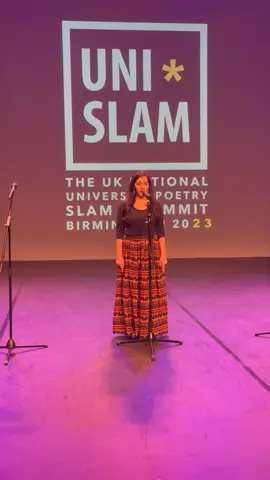 Cambridge achieved 3rd place at the UK UniSlam Grand Final 2023! 👏 Watch this stunning semi-final performance from Bhumika Billa, a PhD student in Law at Peterhouse, with her poem 'I Dance in Two Different Bodies' ❤️ Congrats to the University of Birmingham's poetry team won this year’s UniSlam! 👏 UniSlam is the UK’s largest team poetry slam tournament, providing workshops, talks and fringe events to the next generation of British poetry talent. This video contains some strong language. #UniSlam #Poetry #SpokenWord #Performance #CambridgeUniversity #Cambridge 