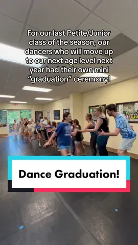 We’re a very sentimental studio 🫶🏻 Since some of our petites/juniors are moving up to our teen class next year, we had a mini “graduation” ceremony for them at the end of class this week. Some of these dancers were on our first ever mini team, and it is just so hard to believe how fast they are growing up. It doesn’t seem possible that it’s already almost recital time, but I have had the time of my life with these dancers and our dance families this season! #dance #dancetok #dancestudio 