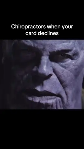 #funny #meme #shitpost #POV #chiropractors #thanos #marvel #fyp #fypシ #purple #grape #viral #who #what #why #neck #break #messenger 